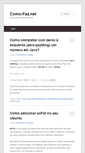 Mobile Screenshot of como-faz.net
